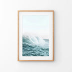 Thin Wood Frame w/ Mat / 8x10 inches