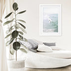 White Frame w/ Mat / 8x10 inches