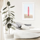 White Frame w/ Mat / 8x10 inches