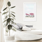 White Frame w/ Mat / 8x10 inches