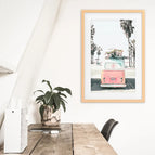 Wood Frame w/ Mat / 8x10 inches