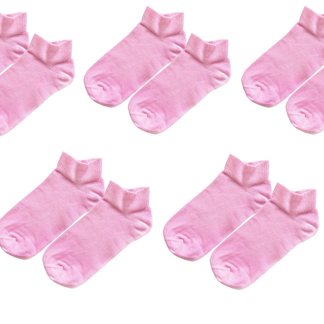 tittimitti® Kids 98% Organic Cotton Ankle Socks 5-Pack – Breathable Lightweight Socks for Active Kids