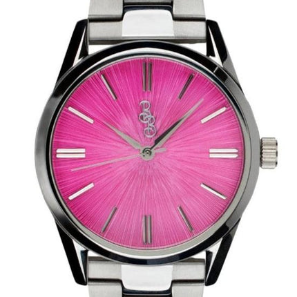 Pink Sunburst Watch