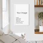 White Frame / 8x10 inches