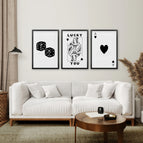 Black Frame - no mat / 8x10 inches