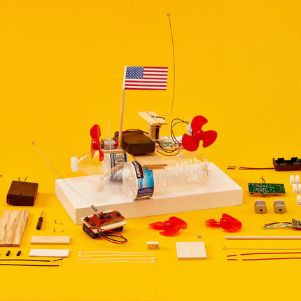 RC Propeller Boat DIY Kit, Educational STEM Toy