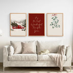 Thin Wood Frame - no mat / 8x10 inches