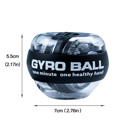 Self-Starting LED Gyro Ball for Hand and Wrist Strength