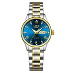 silver gold - blue