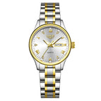 slver gold - white