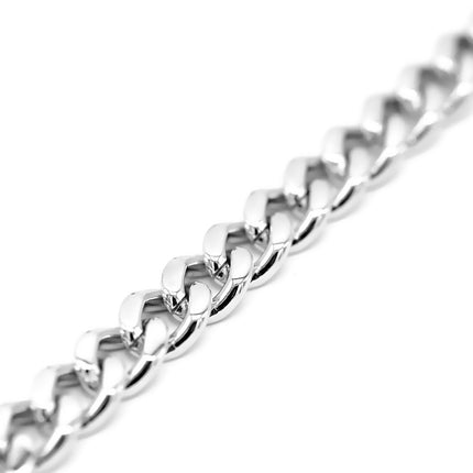 Miami Cuban Link Chain Bracelet Stainless Steel Men Jewelry