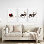 White Frame - no mat / 8x10 inches