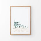 Thin Wood Frame w/ Mat / 8x10 inches