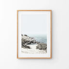 Thin Wood Frame w/ Mat / 8x10 inches