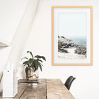 Wood Frame w/ Mat / 8x10 inches
