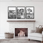 Black Frame - no mat / 8x10 inches