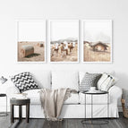 White Frame - no mat / 8x10 inches