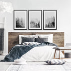Black Frame - w/ mat / 8x10 inches