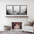 Black Frame - no mat / 8x10 inches
