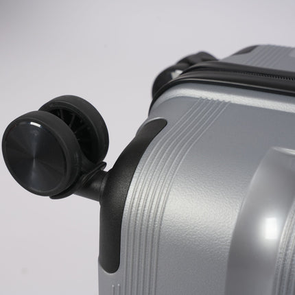 20-inch Silver Carry-On Hardcase Roller Luggage
