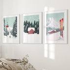 White Frame - w/ mat / 8x10 inches