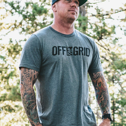 Off The Grid Solid Logo S/S Tee Shirt