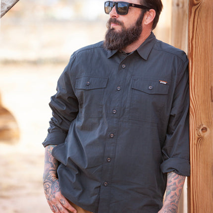 Echo Bravo LS Shirt - Vintage Black