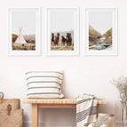 White Frame - w/ mat / 8x10 inches