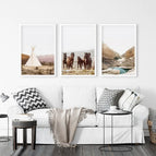 White Frame - no mat / 8x10 inches