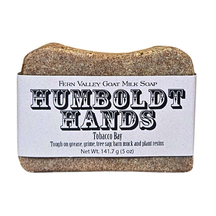 Natural Goat Milk Soap | Humboldt Hands Heavy-Duty Hand Cleaner| Tobacco Bay