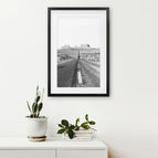 Black Frame w/ Mat / 8x10 inches