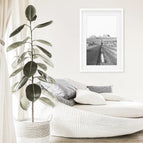 White Frame w/ Mat / 8x10 inches