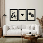 Black Frame - no mat / 8x10 inches
