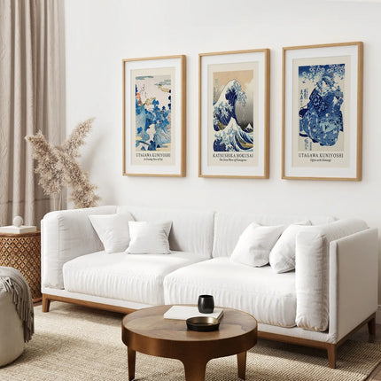 The Great Wave of Kanagawa Japanese Woodblock Art Print