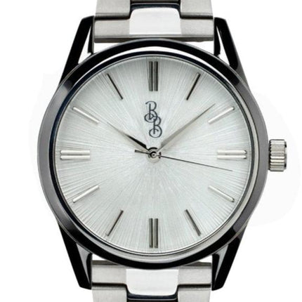White Sunburst Watch