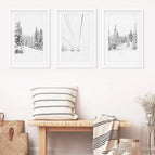 White Frame - w/ mat / 8x10 inches