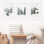 White Frame - w/ mat / 8x10 inches