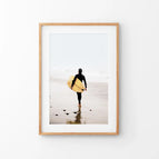 Thin Wood Frame w/ Mat / 8x10 inches