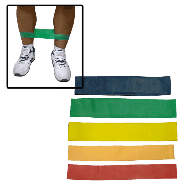 Workoutz 5-Piece Ankle Resistance Band Set | Mini Bands