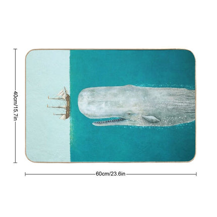 The Whale - Full Length  Odorless Bath Mat