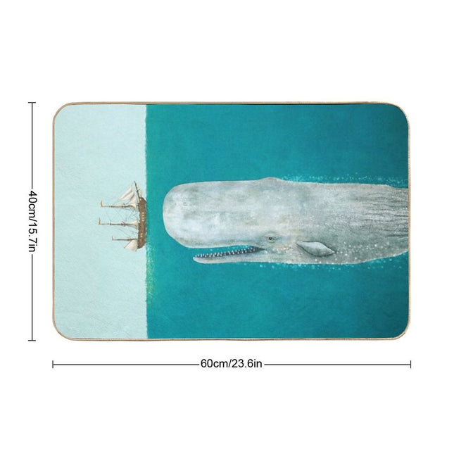 The Whale - Full Length  Odorless Bath Mat