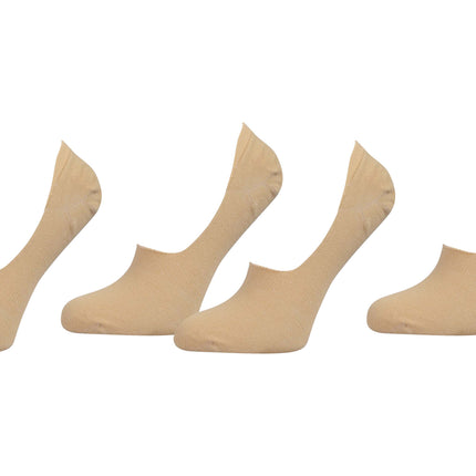 tittimitti® Men’s 98% Organic Cotton No-Show Socks 3-Pack – Breathable Non-Slip Invisible Socks