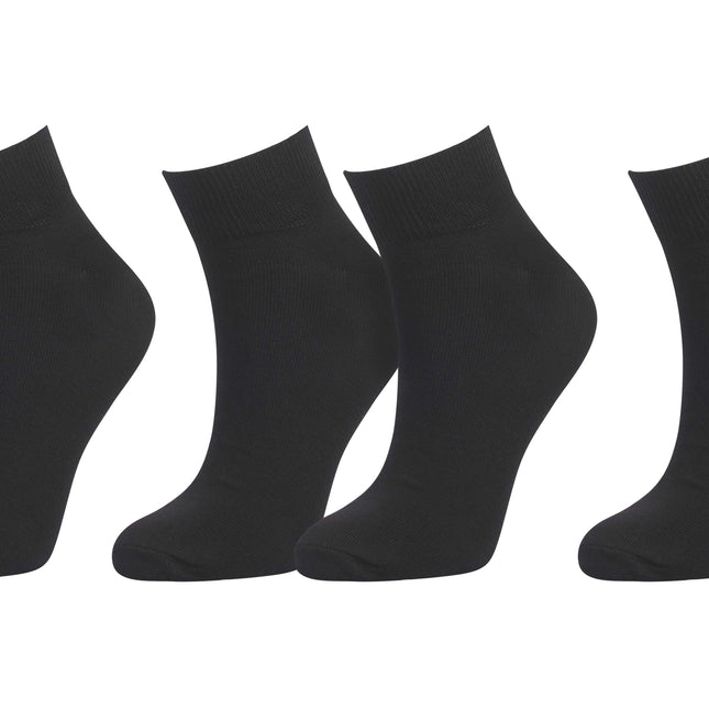 tittimitti Men’s Organic Cotton Ankle Socks 3-Pack – Breathable Everyday Ankle Socks