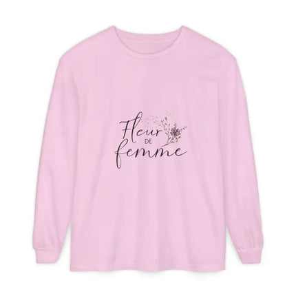 Ocean State Styles T Shirt Fleur De Femme Floral Long Sleeve