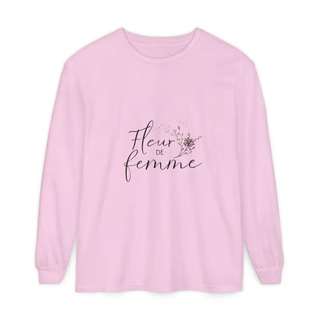 Ocean State Styles T Shirt Fleur De Femme Floral Long Sleeve