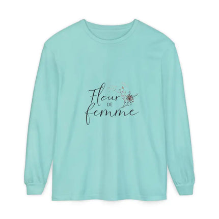 Ocean State Styles T Shirt Fleur De Femme Floral Long Sleeve