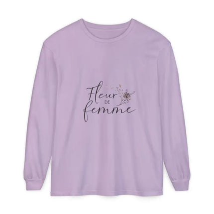 Ocean State Styles T Shirt Fleur De Femme Floral Long Sleeve