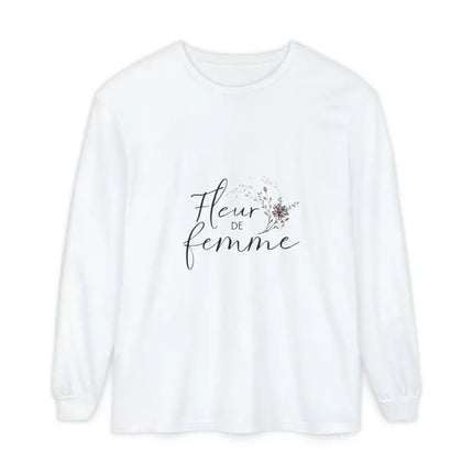 Ocean State Styles T Shirt Fleur De Femme Floral Long Sleeve