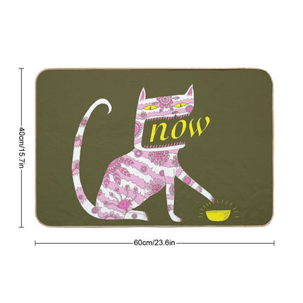 Now Cat  Anti-Trip Bath Mat