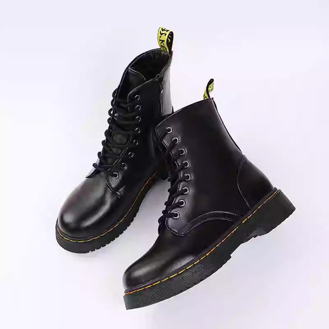 Women’s Martin Short Boots – Classic Lace-Up Ankle Boots